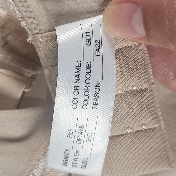 Sample Lot of 2 Bali T-Shirt Bra 36C Super Soft - Picture 11 of 12